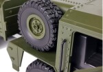 Mamido Elektrické autíčko Armádny s diaľkovým ovládaním 47 cm Terénny Transportér so 6 kolesami R/C