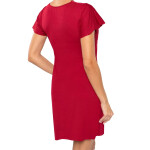 Dámska nočná košeľa Luiza Bordo - Donna XXL bordó