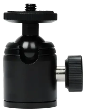 Obsbot OBB-2302-CE čierna / Guľová hlava na statív / závit 1/4" / záťaž do 2 kg / otočenie 360 ° / náklon -90 ° až 90 ° (OBB-2302-CE)
