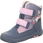 Dievčenské zimné barefoot topánky TRACE Blue/Pink GTX Superfit 1-006041-8040 - 34