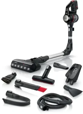 BOSCH BCS711PET čierna / Aku tyčový vysávač / 18V / 0.3l / prevádzka až 40 min / 93 AW (BCS711EXT)