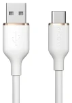 Devia Jelly Series dátový kábel USB-A - USB-C biela / Dátový kábel / silikónový / 1,2 m (6938595386626)