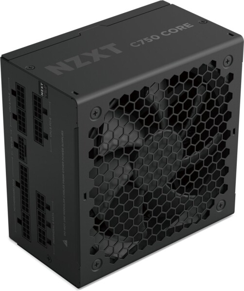 Nzxt C750 GOLD CORE(schwarz, 1x 12-Pin High Power GPU, 3x PCIe, Kabel-Management, 750 Watt)