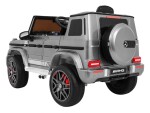 Mamido Elektrické autíčko Mercedes G63 AMG MAXI lakované strieborné