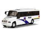 Mamido Model autobusu Policajný autobus svietiaci bielo