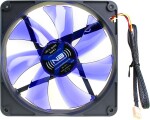 Noiseblocker BlackSilent Fan XK1 modrá / 140mm / 12 dB @ 800 RPM / 35.31 CFM / 3-pin (ITR-XK-1)