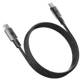 Adam Elements CASA MS100 čierna / Magnetický kábel / USB-C - USB-C / 60W / 1 m (ACBADMS100BK)