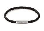 Calvin Klein Moderný kožený náramok Braided 35000101