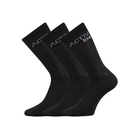 BOMA Spotlite ponožky 3pack black balenie 43-46 112926