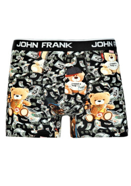 Pánske boxerky John Frank JFBD312 M černá