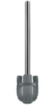 SPIRELLA Náhradná WC kefa JET / Rukoväť z nerezovej ocele / 39,5 cm / O 8 cm