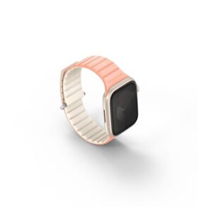 UNIQ Revix Evo Reversible Magnetic remienok pre Apple Watch 41 40 38 mm - CREPE (ružová béžová) (8886463688205)
