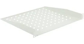 Lanview 19" 1U (RAS205WH) biela / Polica do racku / hĺbka 400 mm / perforovaná / nosnosť 30 kg (RAS205WH)