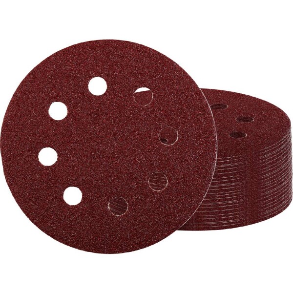Einhell 492120 brúsny papier pre excentrické brúsky Zrnitosť 80 (Ø x v) 125 mm x 13 cm 50 ks; 492120