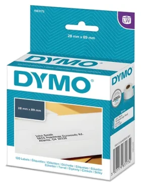 Dymo Papierové štítky 89×28 mm biele / Adresné štítky / 130 ks (1983173)