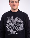 Service Works Frequent Flyer Crewneck BLACK M