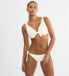 SUMMER DUNE - Vrchný diel plaviek s kosticami a stredovým uzlom Triumph BEIGE 46B