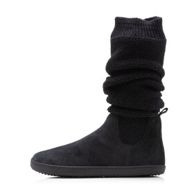 Shapen Knitty Black Leather barefoot čižmy 39 EUR