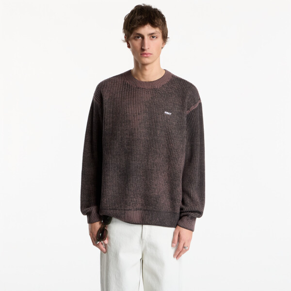 Mikina Obey Spray Effect Sweater Morel Multi L