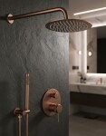 REA - Podomietková sprchová sada Lungo Grip Brush Copper + BOX REA-P5651