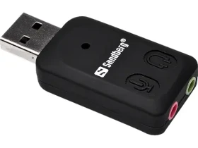 Sandberg externá zvuková karta USB-Sound Link (133-33)