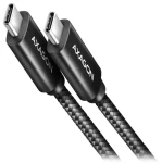 Axagon BUCM432-CM10AB NewGEN+ Dátový kábel USB-C 4.0 - USB-C 100W 1m čierna (BUCM432-CM10AB)
