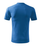 Ťažké unisex tričko azúrovo modré S