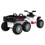 Mamido Detská elektrická štvorkolka Quad Sport TX ATV biela