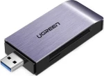 Ugreen Čítačka pamäťových kariet USB-A 3.0 (M) - micro SD amp; SD amp; CF amp; čítačka kariet MS strieborná (50541)