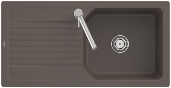 VILLEROY & BOCH VILLEROY & BOCH - Keramický drez Villeroy &amp; Boch Linara 60, 338601TR Timber 338601TR