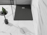 MEXEN - Stone+ sprchová vanička obdĺžniková 140x90, antracit 44719014