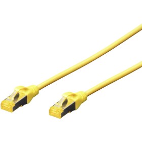 Digitus DK-1644-A-100/Y RJ45 sieťové káble, prepojovacie káble CAT 6A S/FTP 10.00 m žltá bez halogénov, krútené páry, s ochranou, samozhášavý 1 ks; DK-1644-A-100/Y
