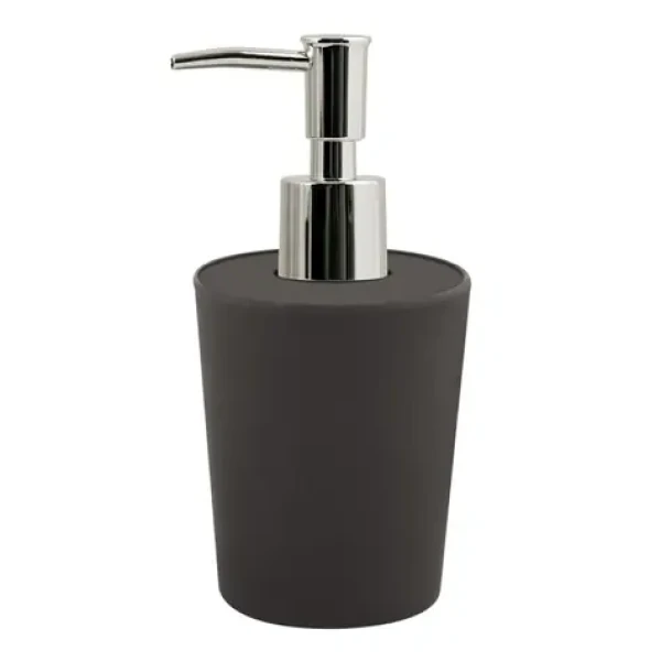 Spirella TAKEO dávkovač mydla tmavo šedý / bambusové vlákna / 400 ml (7610583204660)