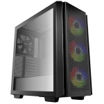 DEEPCOOL CG560 čierna / E-ATX / 2xUSB 3.0 / 3x 120 mm + 1x140 mm / bez zdroja / priehľadná bočnica (R-CG560-BKAAE4-G-1)