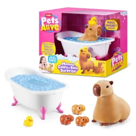 Zuru Pets Alive Herná figúrka Mommy Capybara Baby Surprise