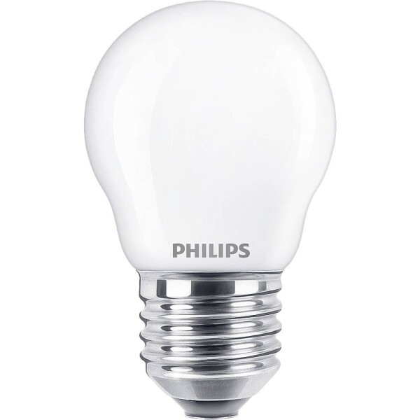 Philips Lighting 76285800 LED En.trieda 2021 E (A - G) E27 kvapkový tvar 6.5 W = 60 W teplá biela (Ø x d) 4.5 cm x 7.8 cm 1 ks; 76285800