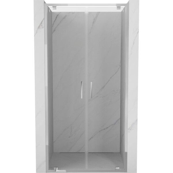 MEXEN - Exo sprchové dvere krídlové110, transparent, chróm 8182-110-000-01-00
