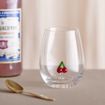 Bloomingville Pohár na vodu Misa Cherries 560 ml