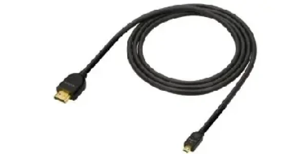 SONY DLC-HEU15 - 1,5m kábel HDMI / Konektory micro HDMI (typ D) - štandardný konektor HDMI (typ A) (DLCHEU15.AE)