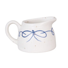 Strömshaga Kameninový džbán na mlieko Viola Bow Blue