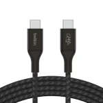 Belkin BOOST CHARGE kábel opletený USB-C na USB-C čierna / 240W / 1m (CAB015bt1MBK)
