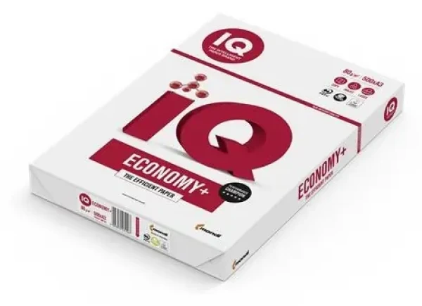 Mondi IQ ECONOMY+ A3 / Kancelársky papier / 80 g/m2 / 500 listov (IQECOPLUSP380)