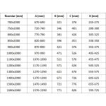MEXEN/S - Velar Sprchová zástena posuvná Walk-in 75 x 200, grafit 8 mm, čierna 871-075-000-43-70