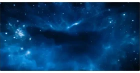 TLAMA games Herná podložka (playmat) 120 x 90 cm (4'x3') - rôzne motívy (neoprenová, obšitá, playmat) Space (vesmír)