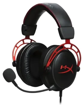 HyperX Cloud Alpha čierno-červená / Herné slúchadlá / mikrofón / 3,5 mm Jack / 1 m (4P5L1AM#ABB)
