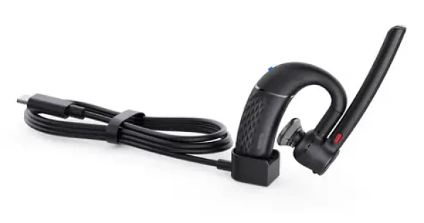 Yealink BH71Lite čierna / Bezdrôtové mono slúchadlá s mikrofónom / Bluetooth 5.3 / výdrž 10 h / 18 g (BH71Lite)