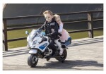 Mamido Elektrická motorka BMW R1200 Polícia biela