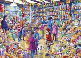 GIBSONS Puzzle Stará cukráreň
