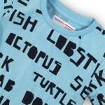 Chlapčenské tričko s krátkym rukávom, Minoti, TB TSHIRT 1, modrá - 68/80 | 6-12m