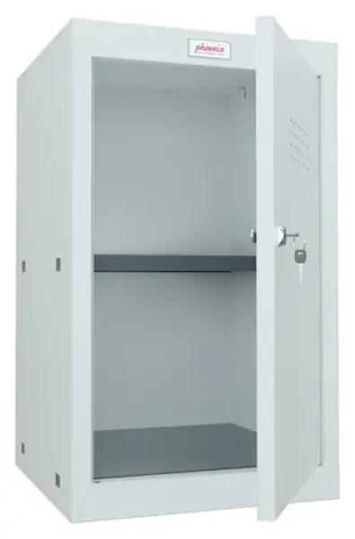 Phoenix Safe CL0644RRK červená / Skrinka so zámkom / 87 l / 2 priehradky / voľne stojace / 400×400×665 mm (CL0644RRK)